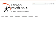 Tablet Screenshot of espacopsicologia.com